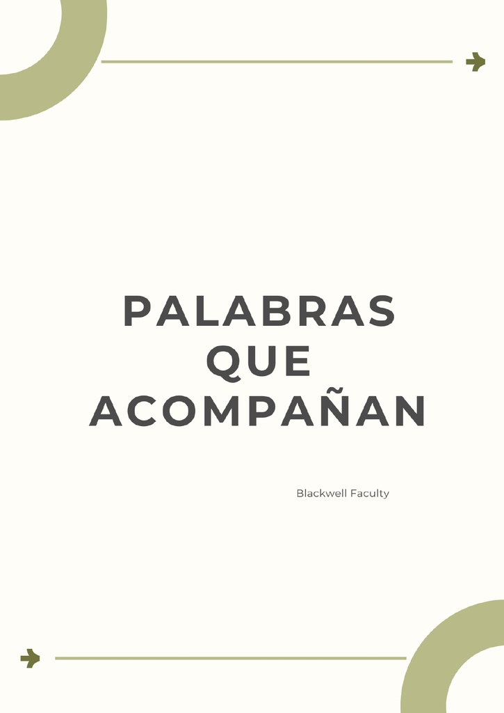 PALABRAS QUE ACOMPAÑAN