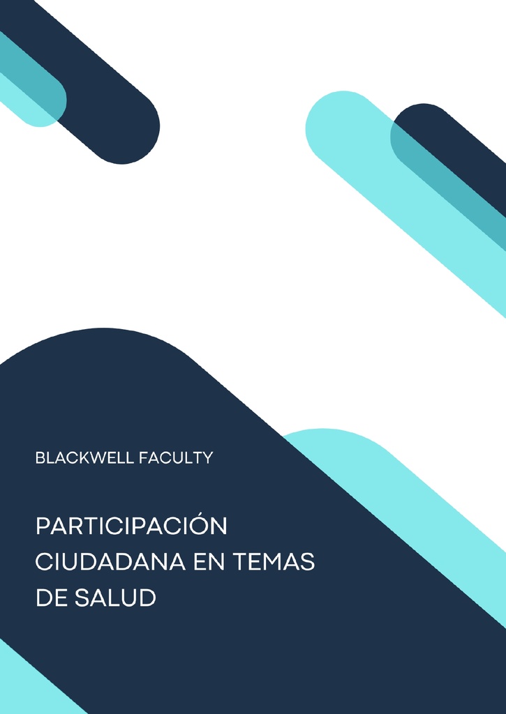 PARTICIPACIÓN CIUDADANA EN TEMAS DE SALUD