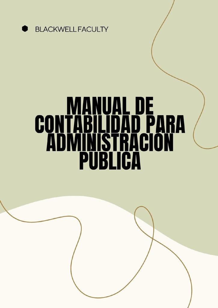 MANUAL DE CONTABILIDAD PARA ADMINISTRACIÓN PÚBLICA