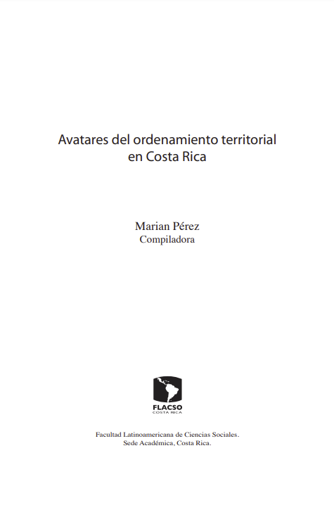 Avatares del ordenamiento territorial en Costa Rica