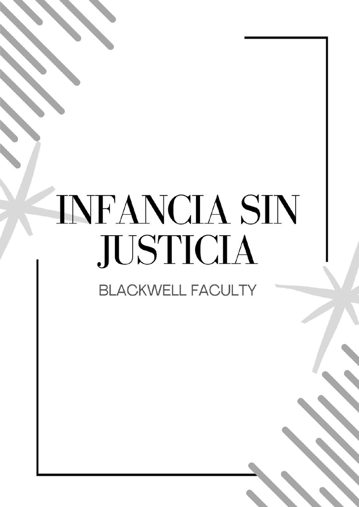 INFANCIA SIN JUSTICIA