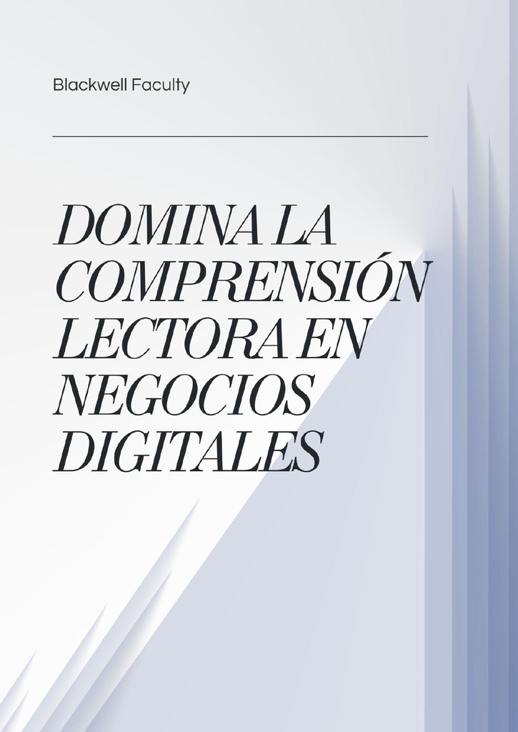 DOMINA LA COMPRENSIÓN LECTORA EN NEGOCIOS DIGITALES