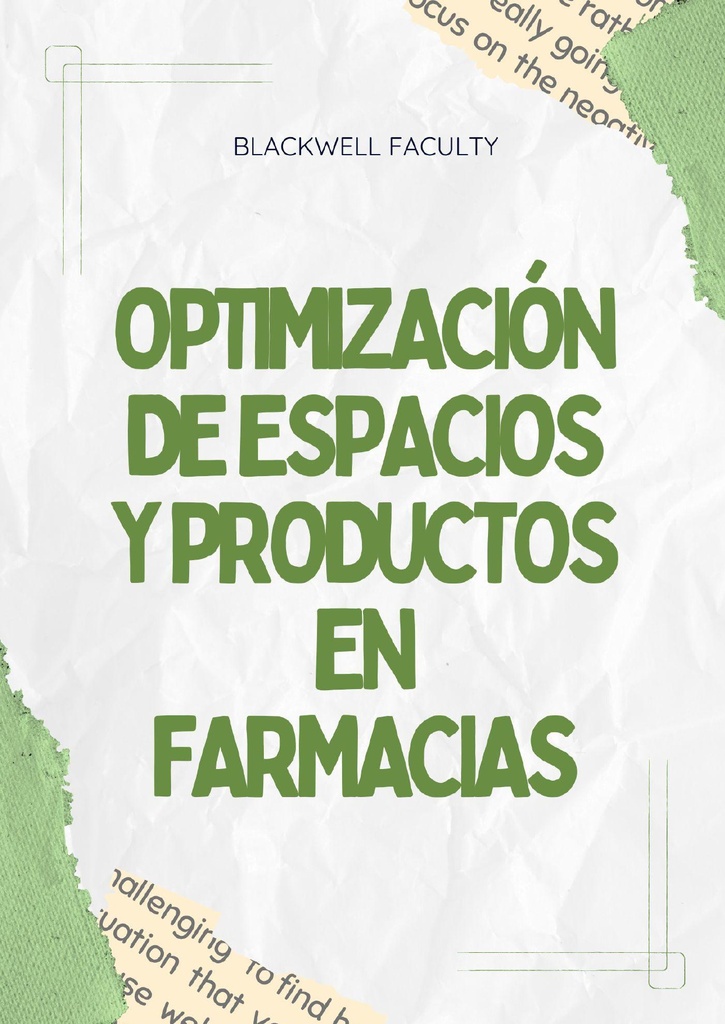 OPTIMIZACIÓN DE ESPACIOS Y PRODUCTOS EN FARMACIAS