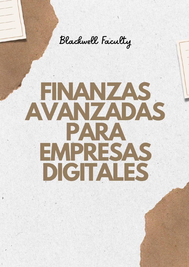 FINANZAS AVANZADAS PARA EMPRESAS DIGITALES