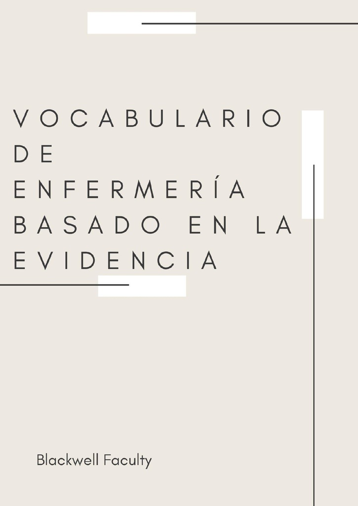 VOCABULARIO DE ENFERMERÍA BASADO EN LA EVIDENCIA