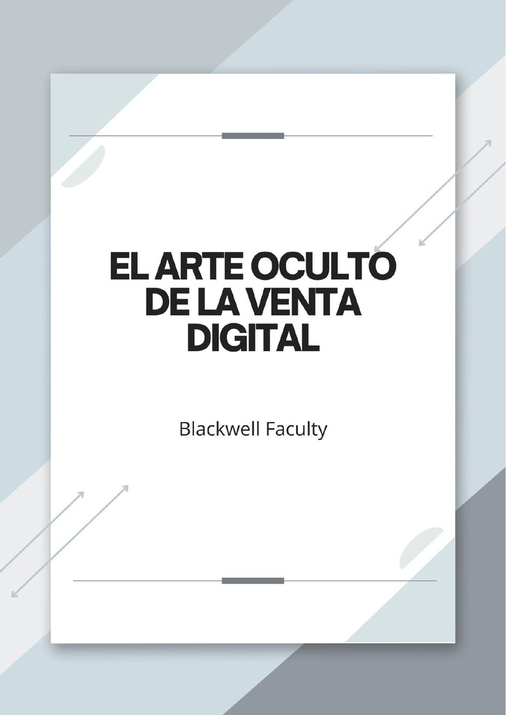 EL ARTE OCULTO DE LA VENTA DIGITAL