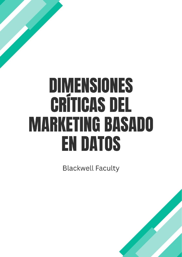 DIMENSIONES CRÍTICAS DEL MARKETING BASADO EN DATOS