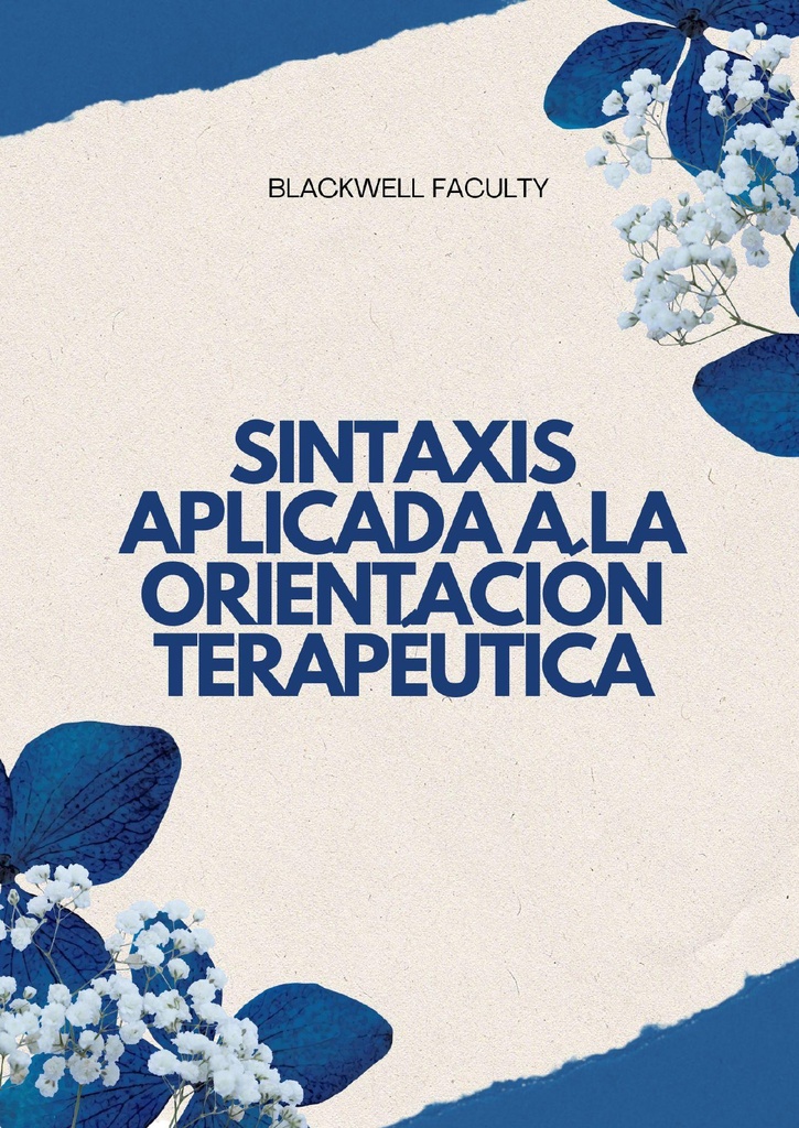 SINTAXIS APLICADA A LA ORIENTACIÓN TERAPÉUTICA