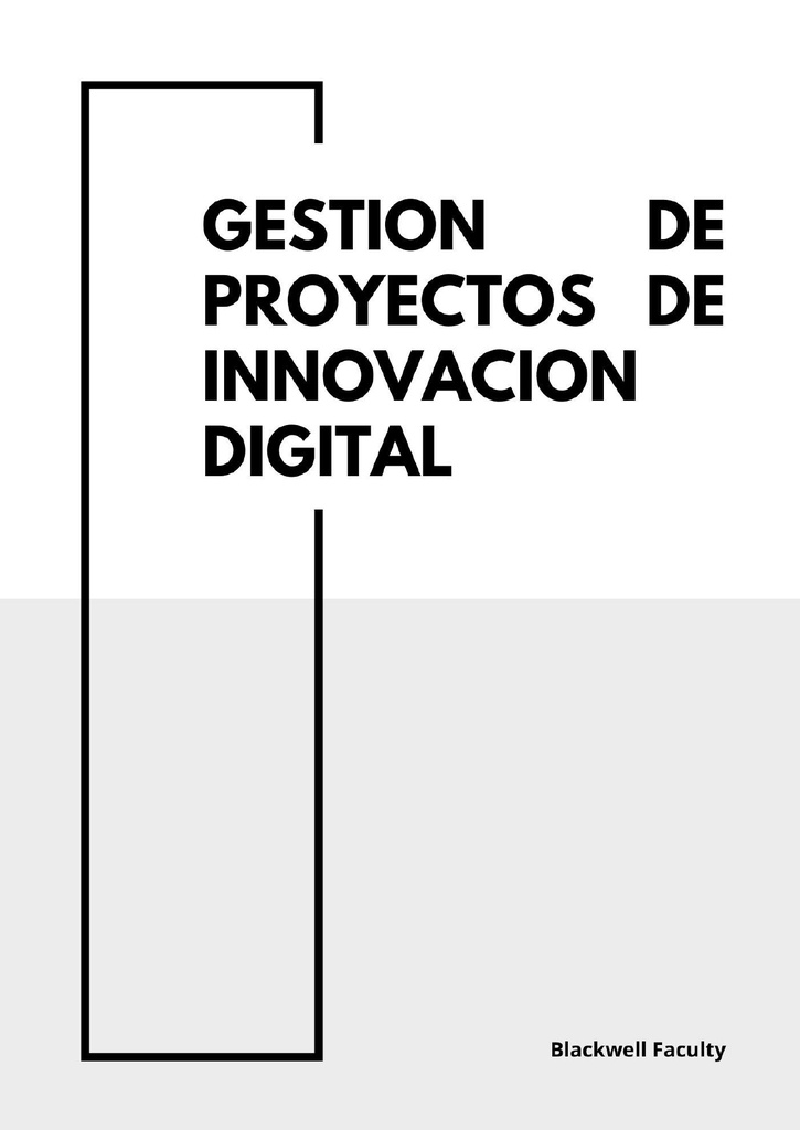 GESTION DE PROYECTOS DE INNOVACION DIGITAL