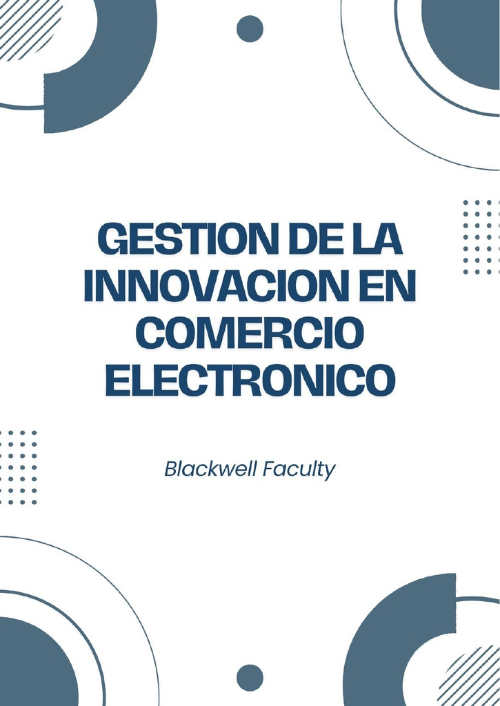 GESTION DE LA INNOVACION EN COMERCIO ELECTRONICO