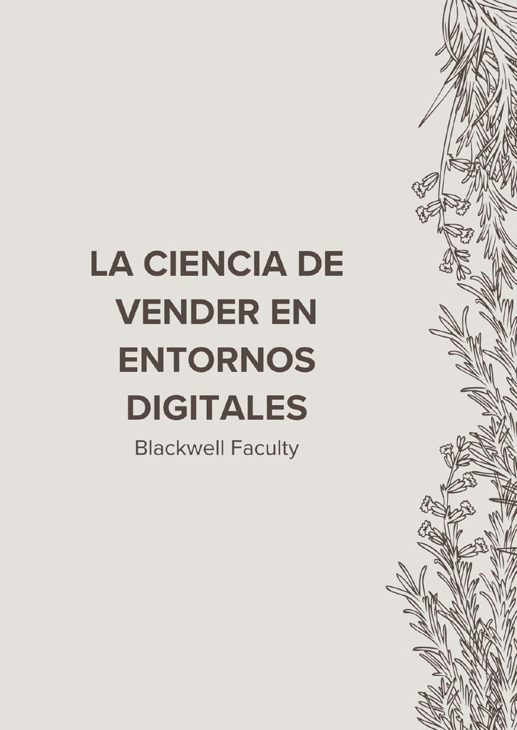 LA CIENCIA DE VENDER EN ENTORNOS DIGITALES