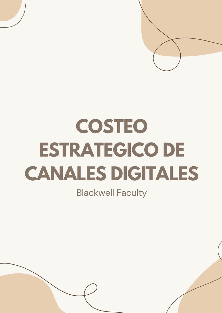 COSTEO ESTRATEGICO DE CANALES DIGITALES