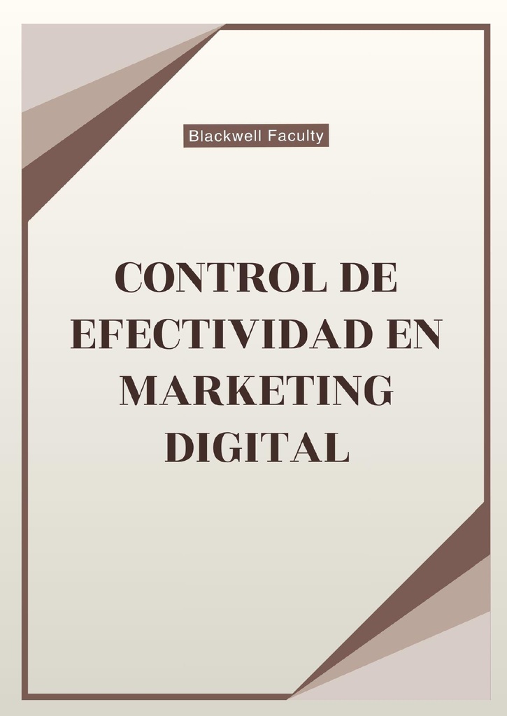 CONTROL DE EFECTIVIDAD EN MARKETING DIGITAL