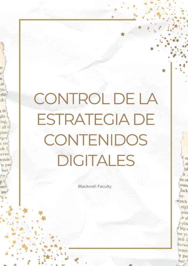 CONTROL DE LA ESTRATEGIA DE CONTENIDOS DIGITALES