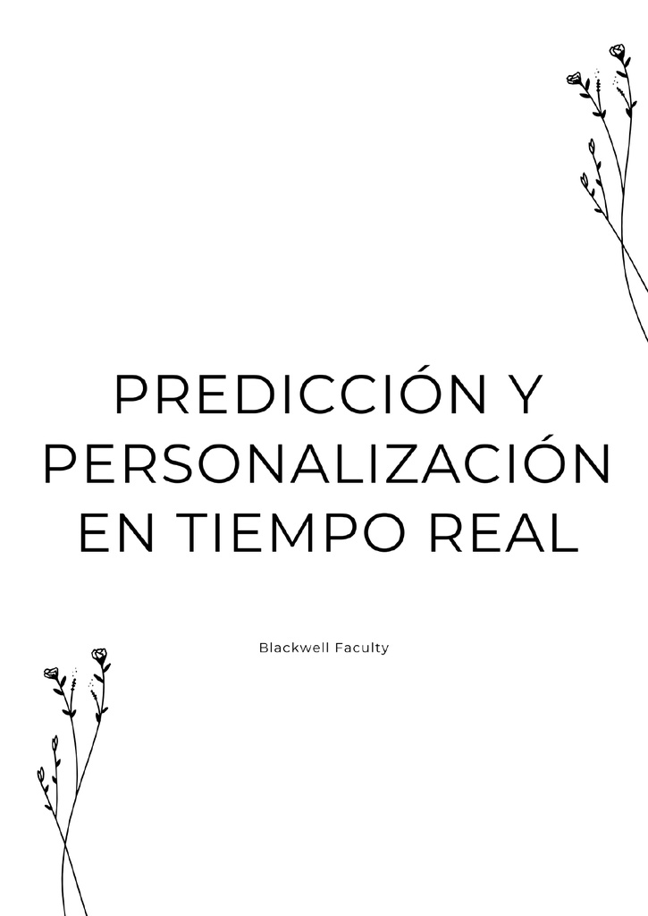 PREDICCIÓN Y PERSONALIZACIÓN EN TIEMPO REAL