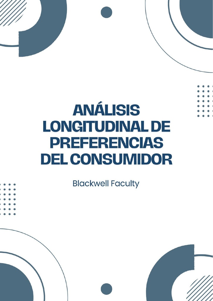 ANÁLISIS LONGITUDINAL DE PREFERENCIAS DEL CONSUMIDOR