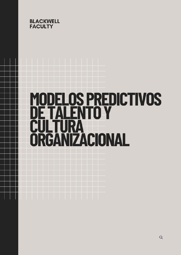 MODELOS PREDICTIVOS DE TALENTO Y CULTURA ORGANIZACIONAL