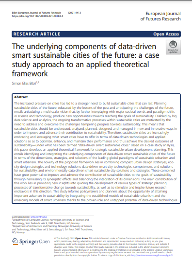 The underlying components of data-driven smart sustainable cities of the future