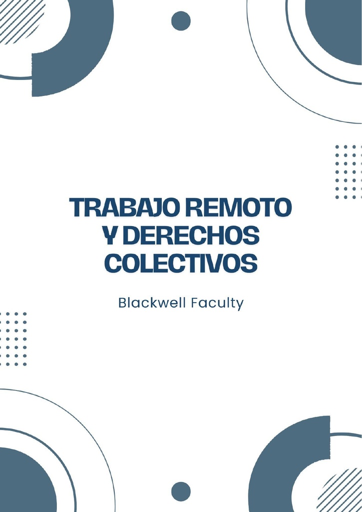 TRABAJO REMOTO Y DERECHOS COLECTIVOS