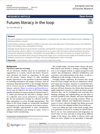 Futures literacy in the loop