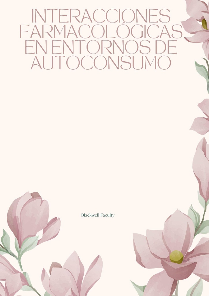 INTERACCIONES FARMACOLÓGICAS EN ENTORNOS DE AUTOCONSUMO