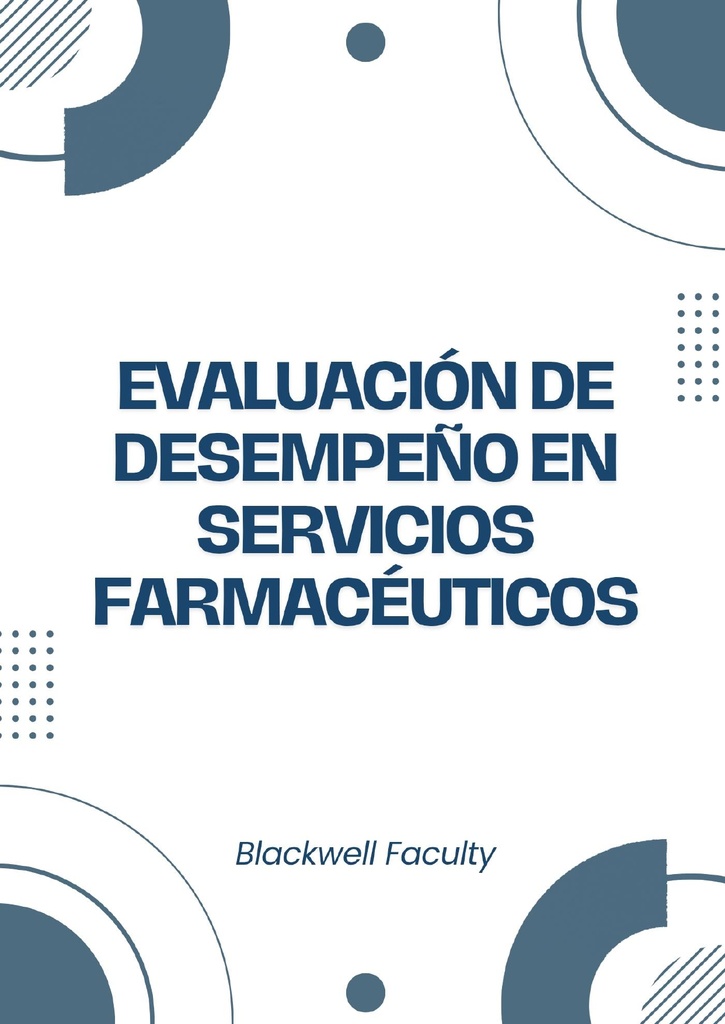 EVALUACIÓN DE DESEMPEÑO EN SERVICIOS FARMACÉUTICOS