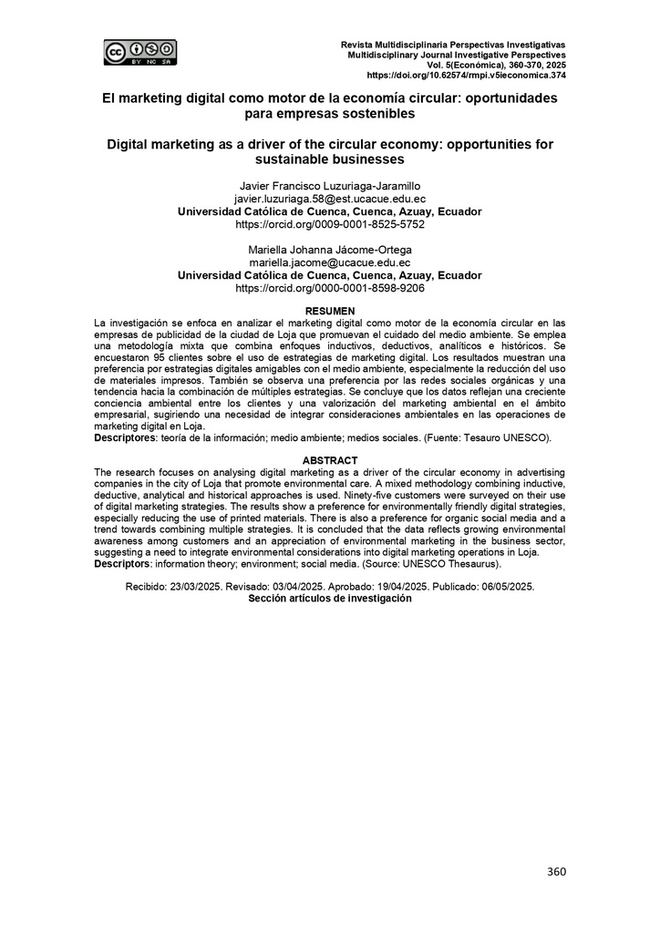 El marketing digital como motor de la economía circular: oportunidades para empresas sostenibles
