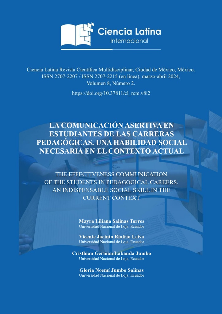 La Comunicación Asertiva en Estudiantes de las Carreras Pedagógicas. Una Habilidad Social Necesaria en el Contexto Actual