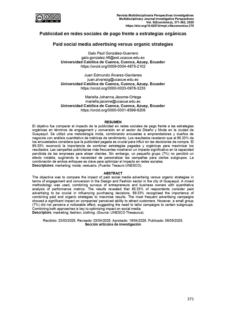 Publicidad en redes sociales de pago frente a estrategias orgánicas