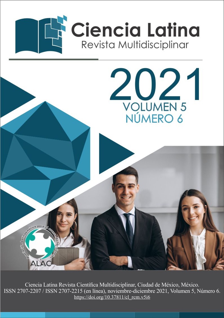 Ciencia Latina Revista Multidisciplinar Vol. 5 Núm. 6