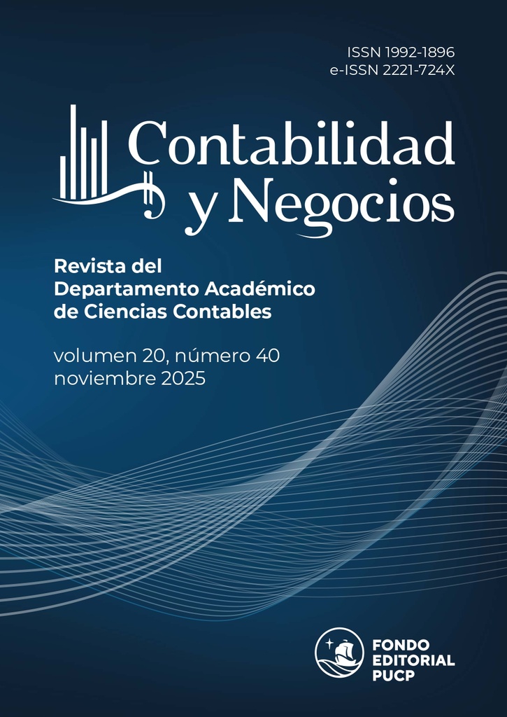 Contabilidad y Negocios Vol. 20 Núm. 40
