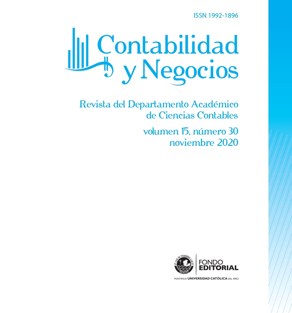 Contabilidad y Negocios Vol. 15 Núm. 30