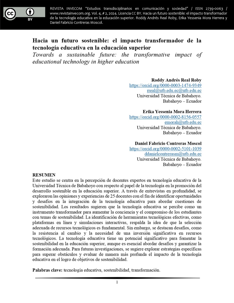 Revista InveCom Vol. 4 Núm. 2