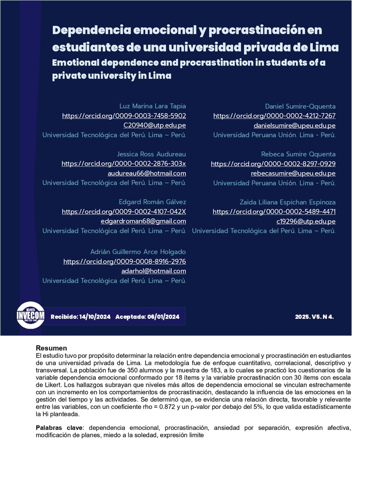 Revista InveCom Vol. 5 Núm. 4