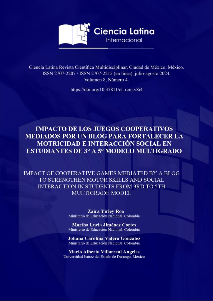 Ciencia Latina Revista Multidisciplinar Vol. 8 Núm. 4