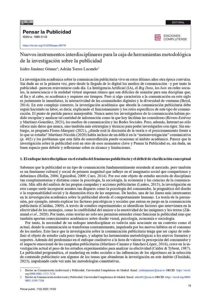 Revista Internacional de Investigaciones Publicitarias Vol. 17 Núm. 2