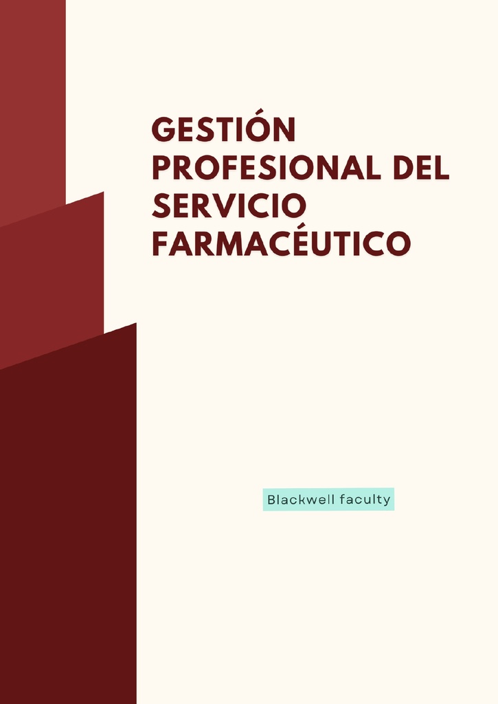 GESTIÓN PROFESIONAL DEL SERVICIO FARMACÉUTICO