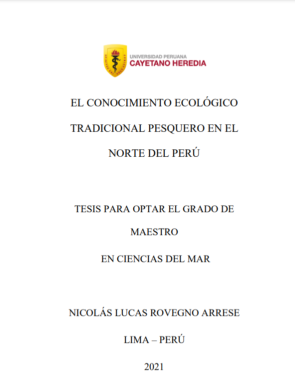 El conocimiento ecológico tradicional pesquero en el norte del Perú