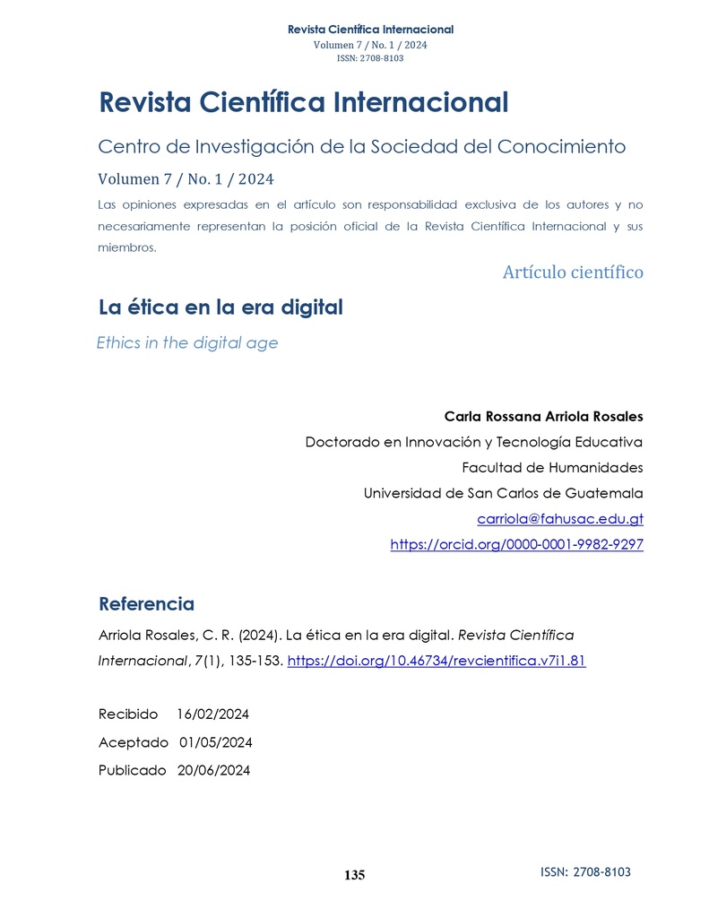 La ética en la era digital