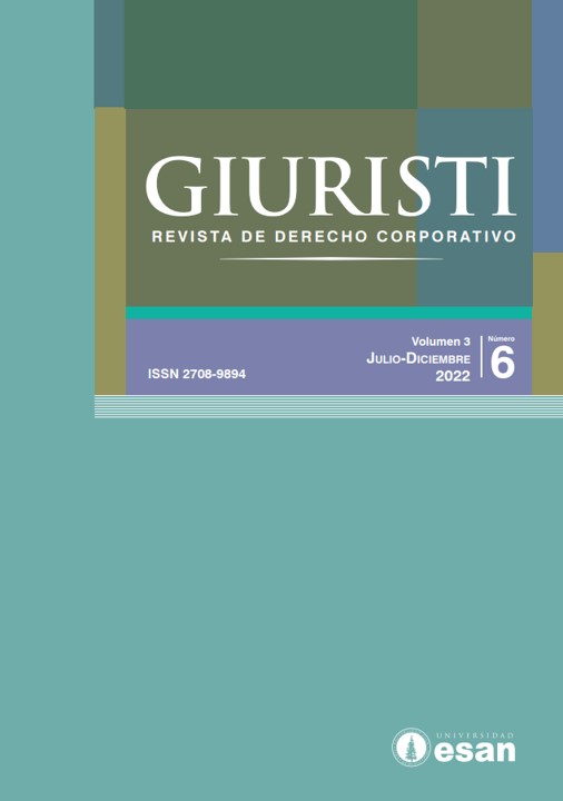 Giuristi: Revista de Derecho Corporativo Vol. 3 Núm. 6