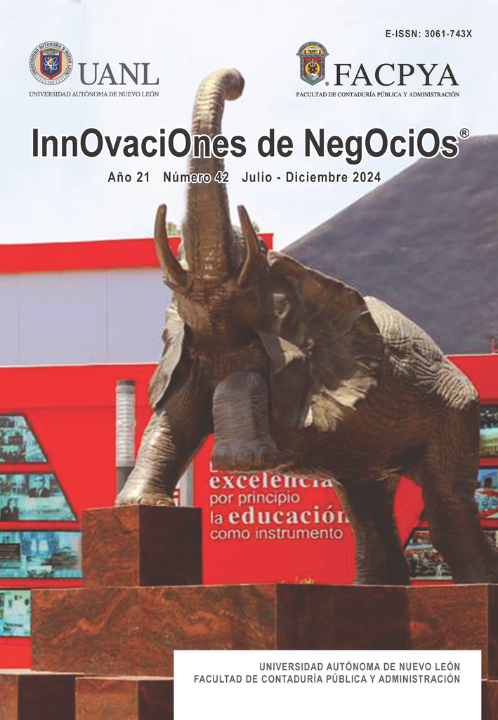 Revista InnOvaciOnes de NegOciOs Vol. 21 Núm. 42