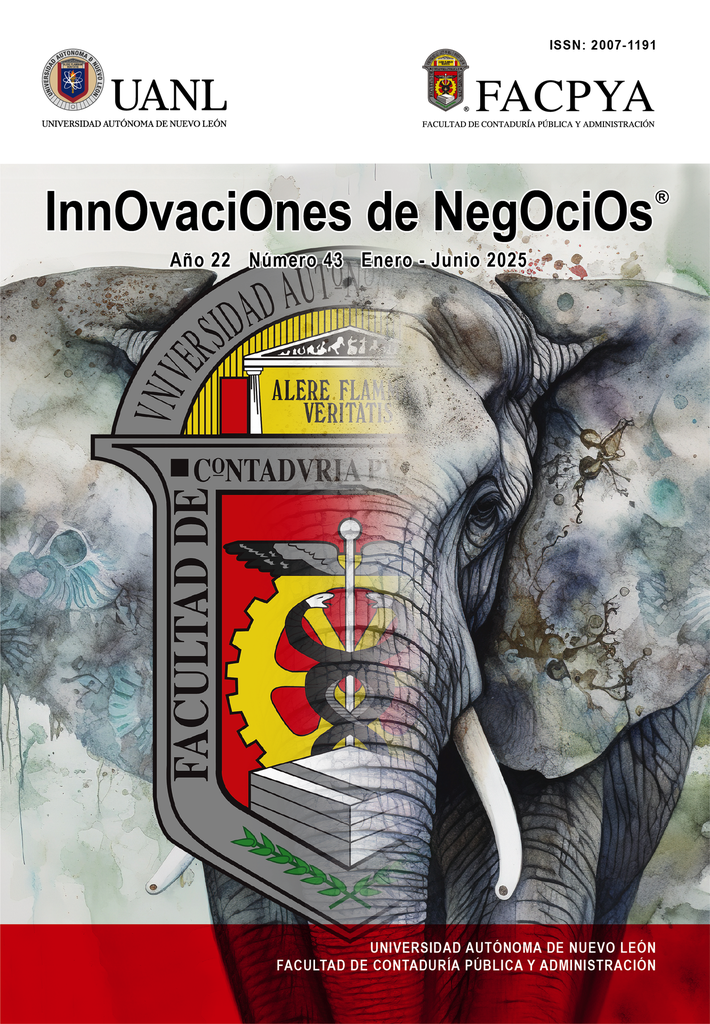 Revista InnOvaciOnes de NegOciOs Vol. 22 Núm. 43