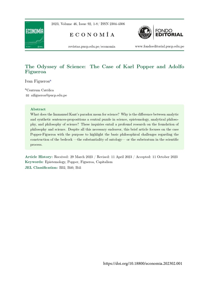 Revista Economía Vol. 46 No. 92