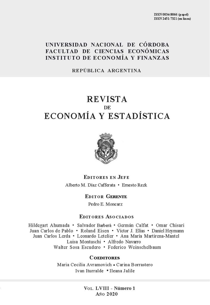 Revista de Economía y Estadística Vol. 58 Núm. 1
