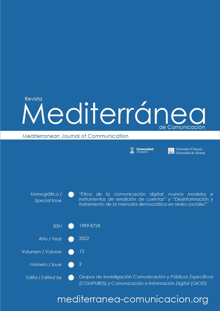 Revista Mediterránea de Comunicación Vol. 13 Núm. 2