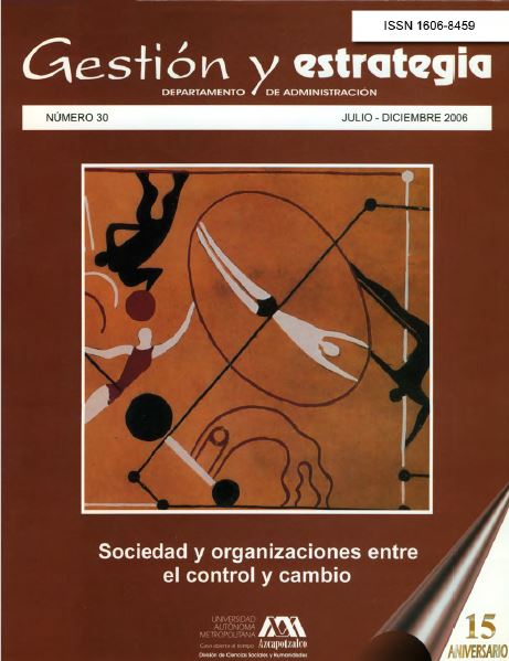 Revista Gestión y estrategia Núm. 30: Diversidad de la gestión