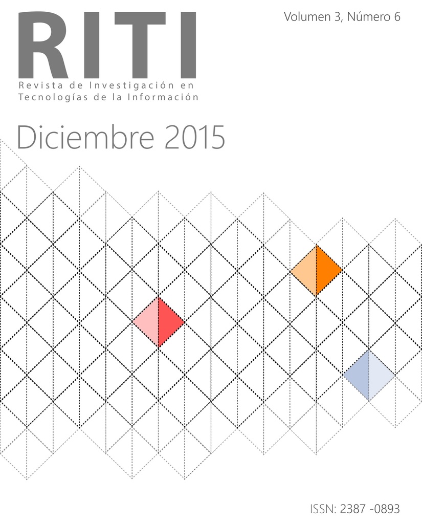 Revista de Investigación en Tecnologías de la Información Vol. 3 Núm. 6