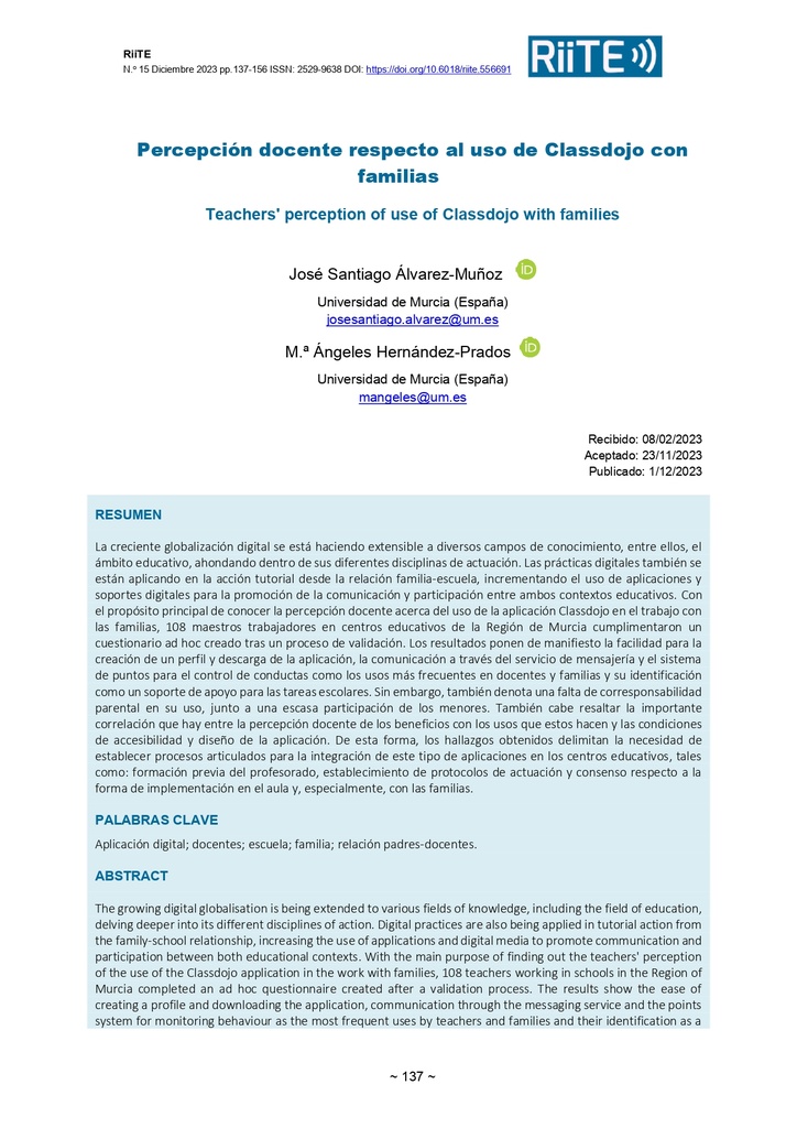 Revista interuniversitaria de investigación en Tecnología Educativa Nº 15 - Aplicaciones educativas de la inteligencia artificial