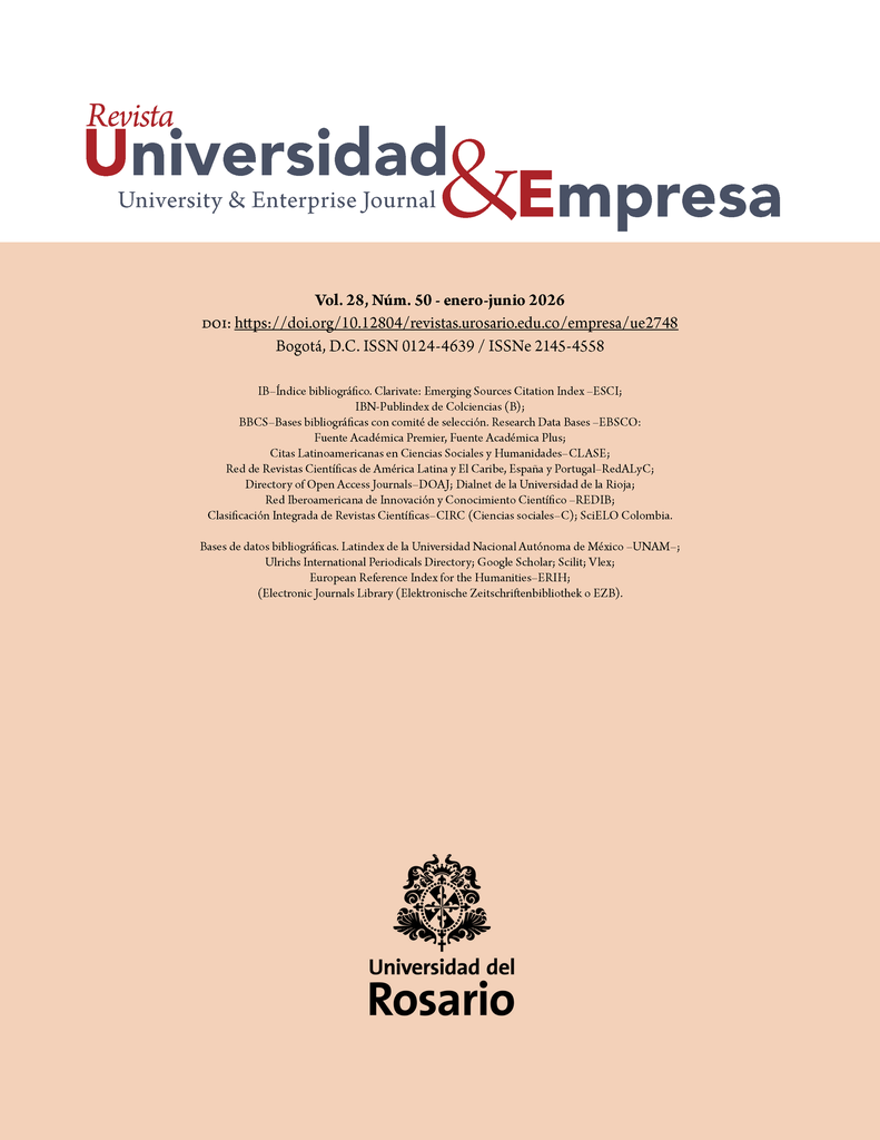 Revista Universidad y Empresa Vol. 28 Núm. 50