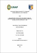 Relación entre la recaudación tributaria y el nivel de emprendimiento de las personas naturales en el distrito de Iquitos, durante el periodo 2017 – 2022